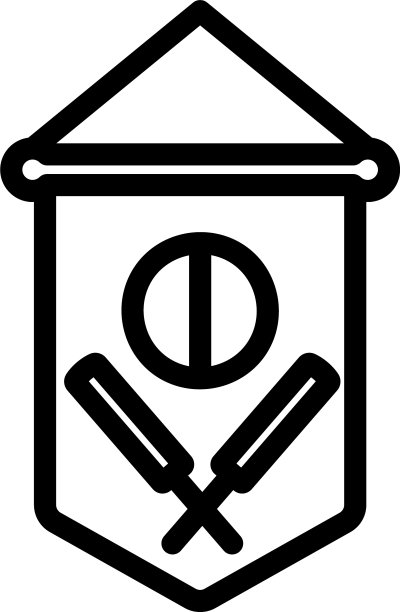板球盾牌标志图标图片下载