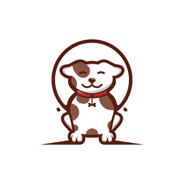 动物狗创意标志设计图片下载