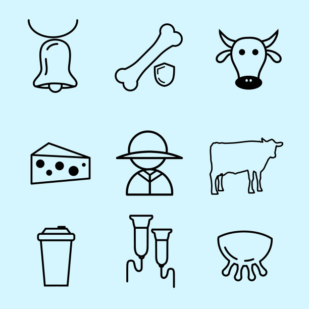 图标设置牛奶ad264图片下载