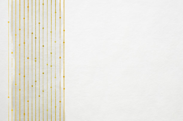 模仿自然场景和景观的抽象图案和纹理。带有金色叶子图案的日本纸图片下载