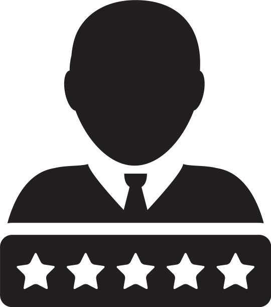 社会信用系统男性的星级图标图片下载