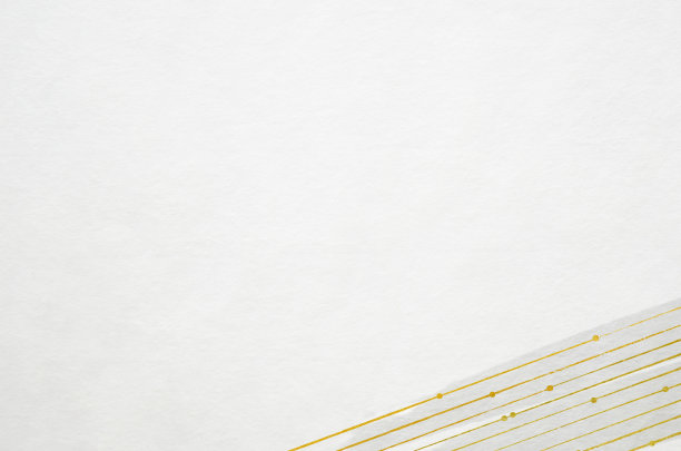 模仿自然场景和景观的抽象图案和纹理。带有金色叶子图案的日本纸图片下载