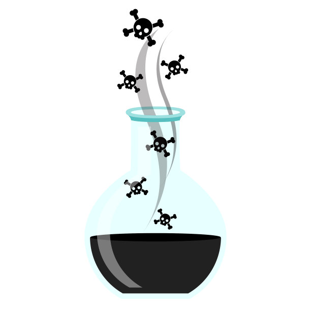 瓶黑色毒药图片下载