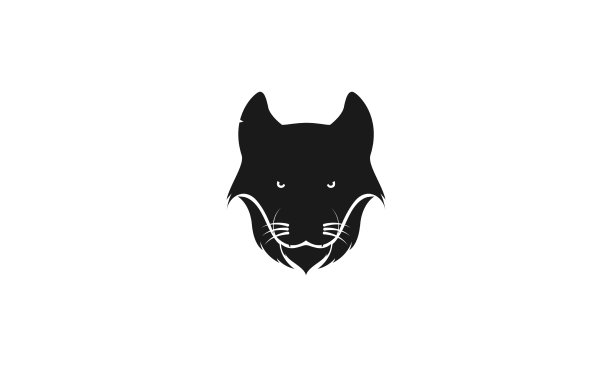 头狼黑森林强的标志符号图标图片下载