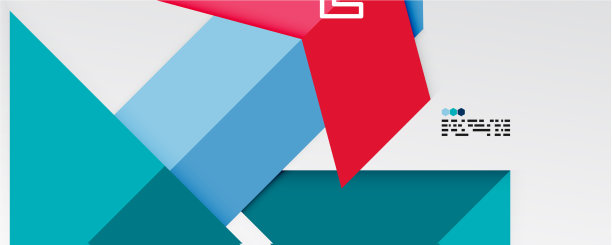 闪亮的颜色三角形和几何形状图片下载