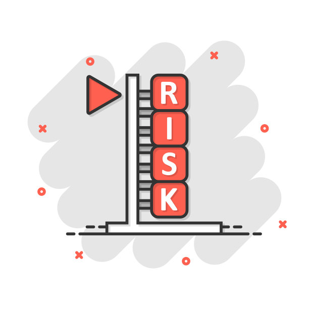 风险等级图标在漫画风格的结果卡通上图片下载