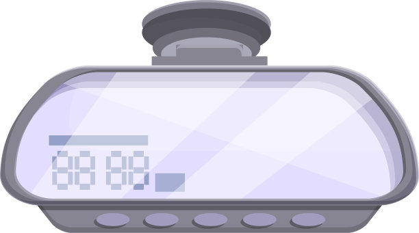 出租车计价器镜像图标卡通风格图片下载