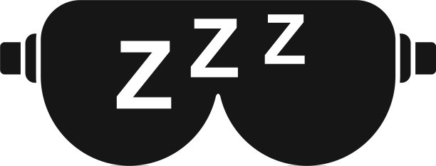 睡眠面膜图标简约风格图片下载