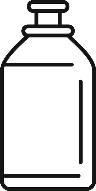柔顺剂厕所瓶图标轮廓样式图片下载