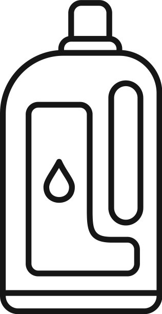 衣物柔顺剂瓶图标（轮廓风格）图片下载