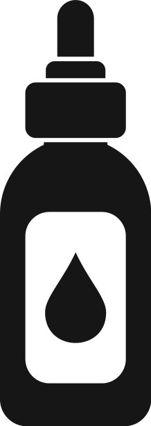 精油生物滴管图标简单的风格图片下载