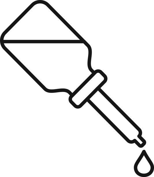 精油水疗滴图标轮廓风格图片下载