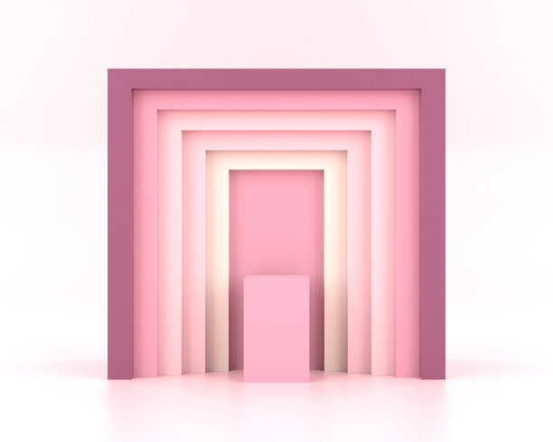 彩色抽象形状的产品展示图片下载