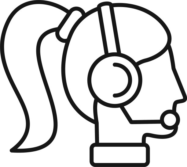 女人播客图标大纲风格图片下载