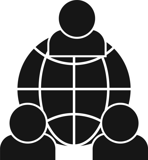 外包全球网络图标简约风格图片下载