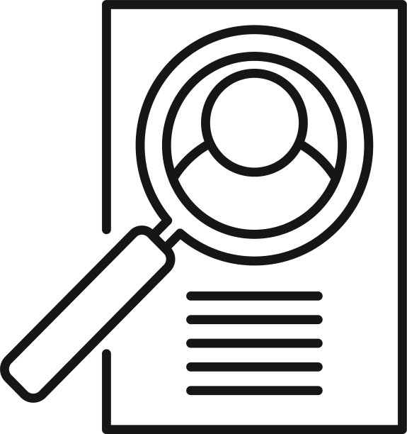 外包简历纸张图标轮廓样式图片下载