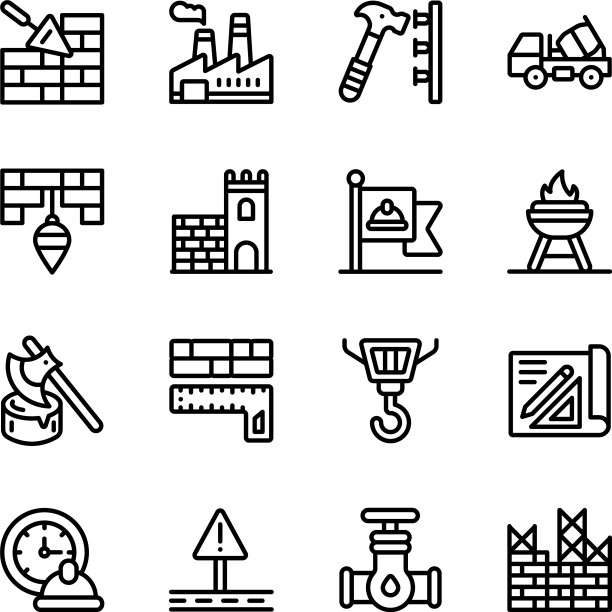 设置施工线图标图片下载