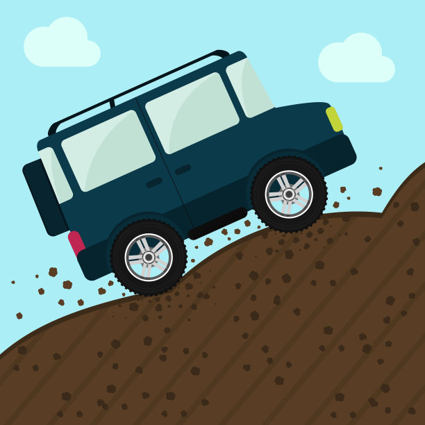 越野汽车在山上图片下载