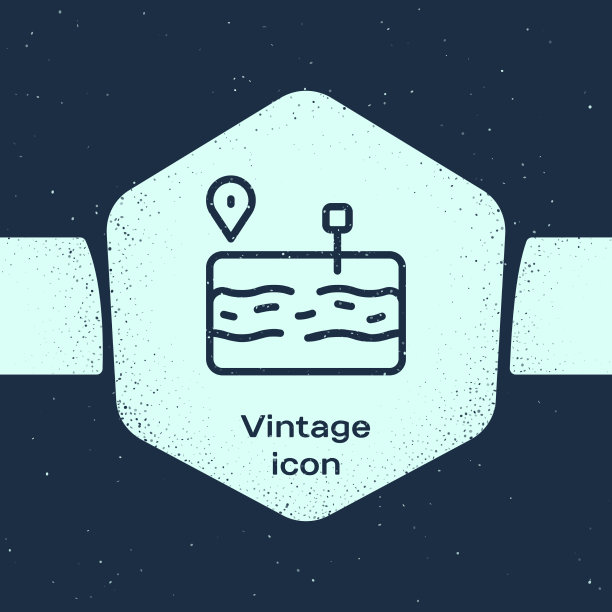 垃圾线破碎的道路图标孤立在蓝色图片下载