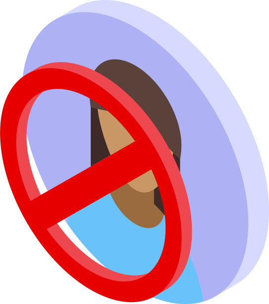 删除用户女性图标等距风格图片下载