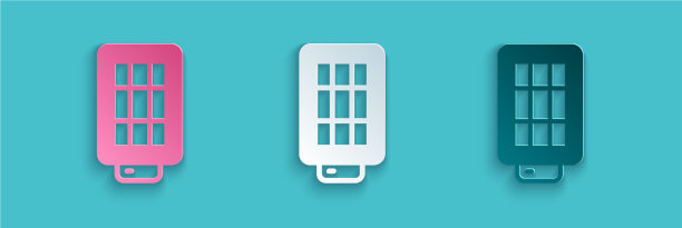 剪纸工作室灯泡在软盒图标图片下载