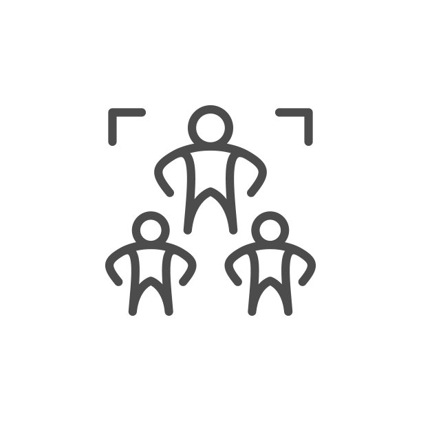 商业领袖线条轮廓图标图片下载