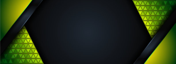 抽象科技深蓝与绿色元素图片下载