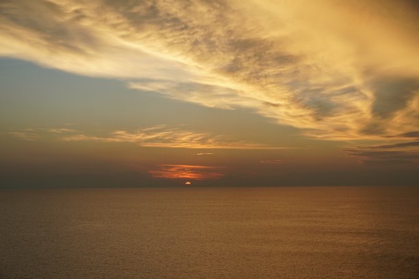 海上日落图片下载