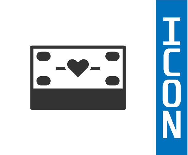 灰色捐赠和慈善图标孤立在白色图片下载