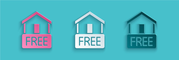 剪纸免费送货上门概念增加图片下载