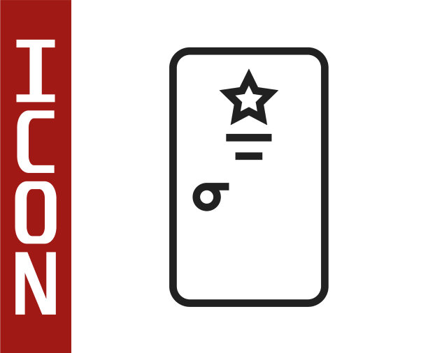 黑线后台图标孤立在白色上图片下载