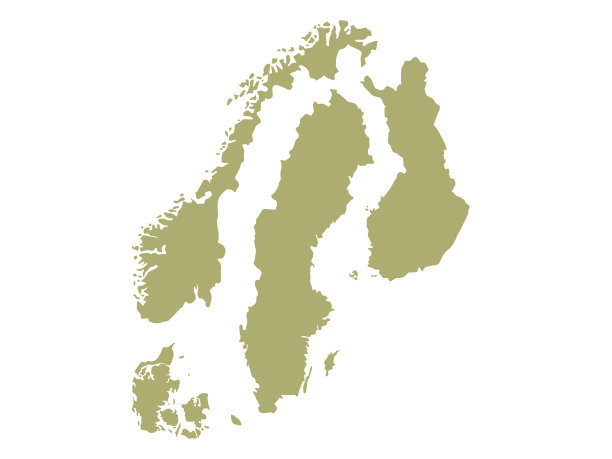 北欧国家地图图片下载