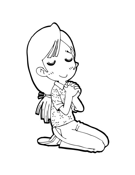 快乐女人卡通涂鸦少女少女，美丽可爱的少女手绘，孤立在白色背景矢量插图图片下载