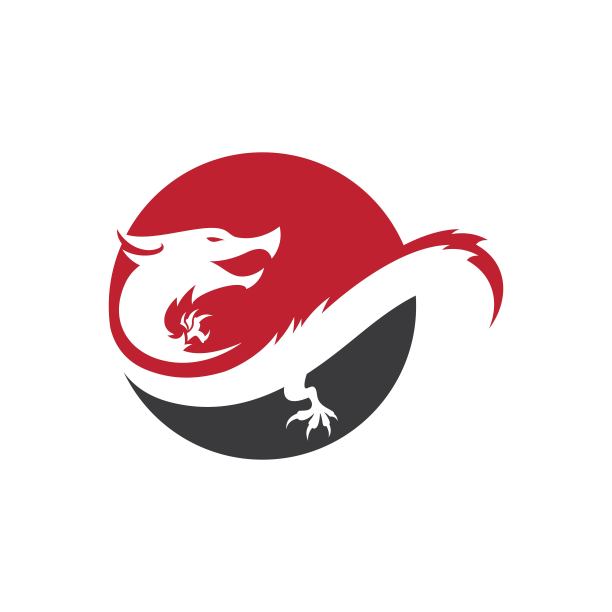 龙矢量图标插图图片下载