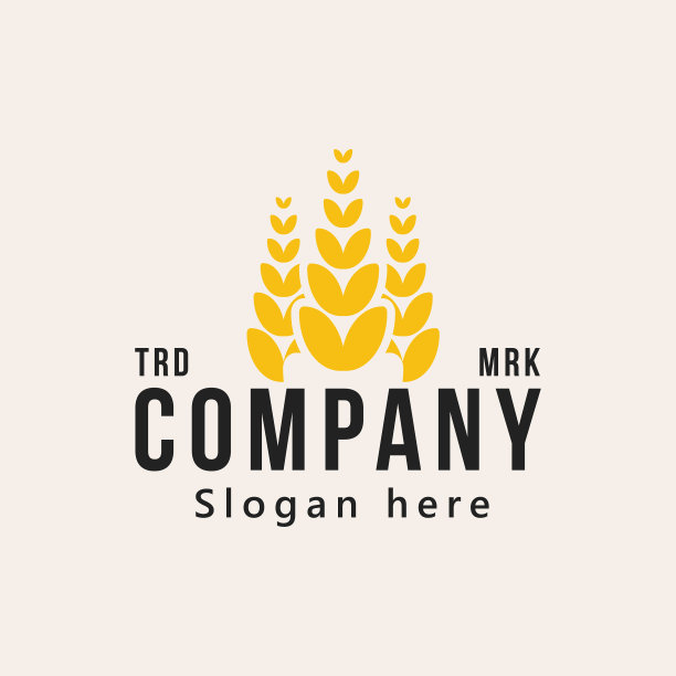 有机小麦标志图标图片下载