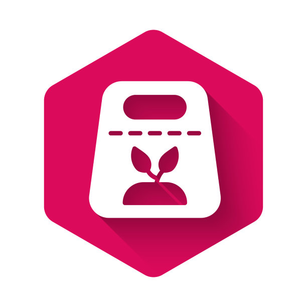 白色包满种子一个特定的植物图标图片下载