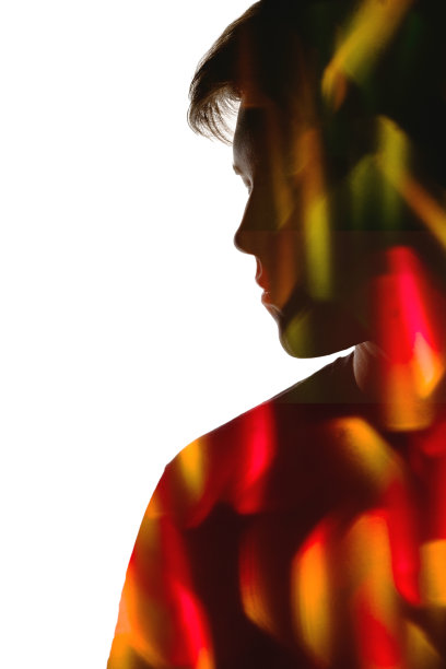 多曝光人像深梦男散景图片下载