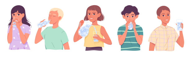 孩子喝水孩子喝水男孩图片下载