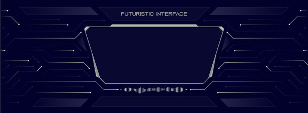 抽象的未来界面框架hud图片下载