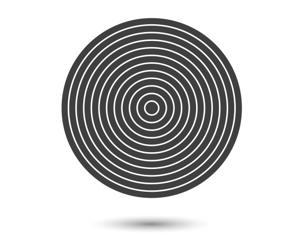 同心圆元素为图形元素图片下载