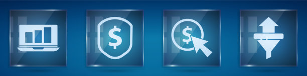 设置笔记本电脑与图表盾与美元图片下载