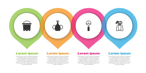 将花盆与泥土、花瓶铲和植物放在架子上图片下载