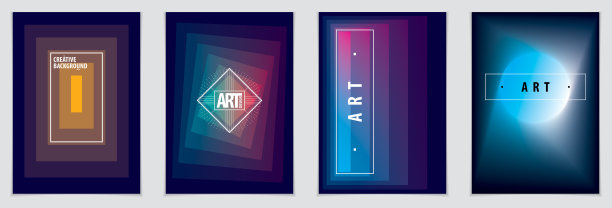 简约的宣传册设计。向量几何抽象背景设置。为传单，小册子，贺卡，请柬和广告设计模板。A4打印格式。图片下载