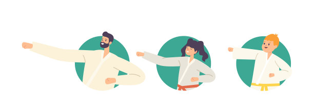 设定家庭人物训练武术图片下载