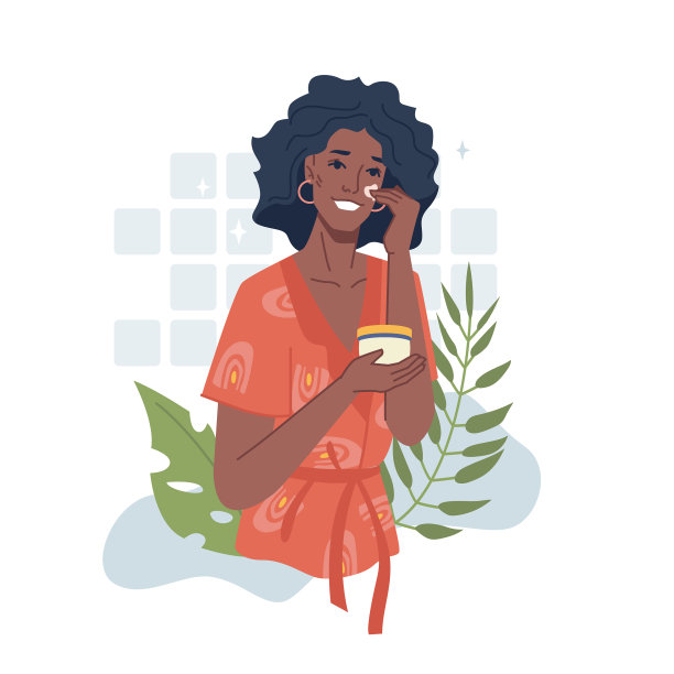 女人护肤面霜美女图片下载