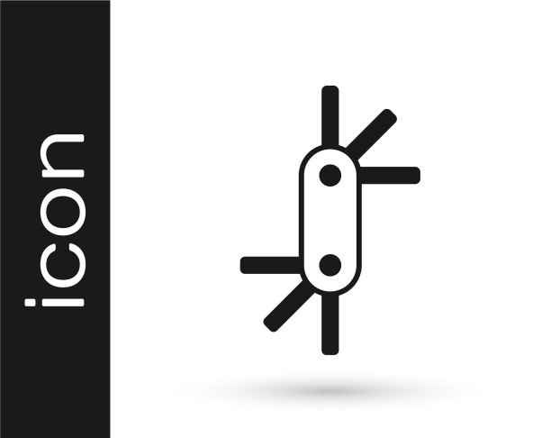 黑色工具艾伦键图标孤立在白色图片下载