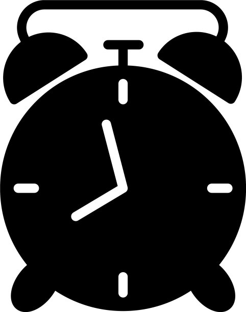 闹钟图标模板图片下载