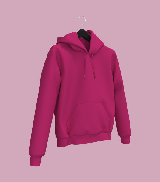 空白连帽运动衫模型打印图片下载