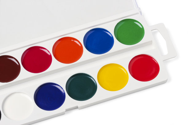 水彩颜料图片下载