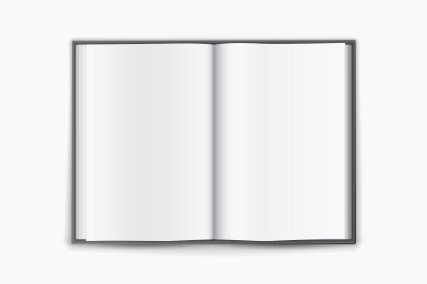 打开空书模板空白空白空白图片下载
